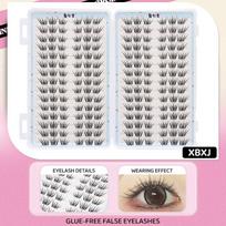 30Rows Idol Clusters Lashes Glue Eyelashes Book Manga Eyelash Clusters Diy Lashes Makeup Natural Anime Lashes Eyelash