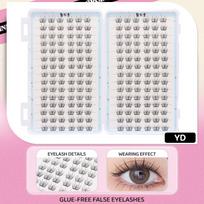30Rows Idol Clusters Lashes Glue Eyelashes Book Manga Eyelash Clusters Diy Lashes Makeup Natural Anime Lashes Eyelash