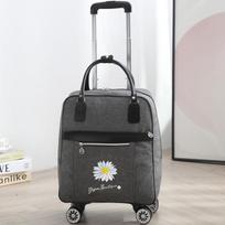 Stilingas didelės talpos kelioninis kuprinė su ratukais trumpoms kelionėms ir verslo kelionėms Small (4 wheels) white