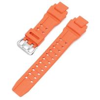 Casio G-SHOCK GW-4000 GA-1000 GW-A1000 GW-A1100 G-1400 dirželis TPU silikonas nardymas vandeniui atsparus sportinis laikrodžio apyrankė vyrams oranžinė