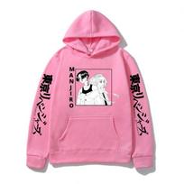 Tokyo Avengers Mikey Japanese Animation Men's Hoodie Sweatshirt Men Womnen Fashion Design Pullover Men's Hoodies 3XL pink