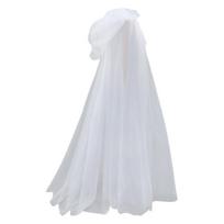 Moteriškas Helloween kostiumas su raišteliais, apsiaustas su gobtuvu, juokingas tinklelio vaiduoklio apsiaustas, Cosplay 1pcs three layers balta