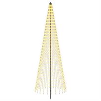 vidaXL LED Kalėdų medis EKENAS 285 cm 744 LED Šilta balta Geležis
