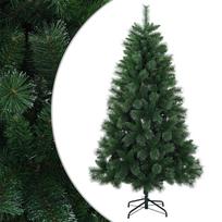 vidaXL Dirbtinė Kalėdų eglutė 150 cm PVC ir metalas Žalia
