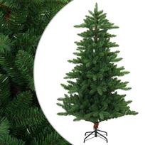 vidaXL Dirbtinė Kalėdų eglutė 150 cm PVC ir metalas Žalia