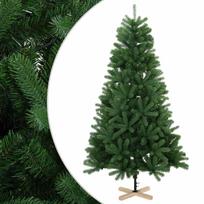 vidaXL Dirbtinė Kalėdų eglutė 120 cm PVC ir pušies medienos masyvas