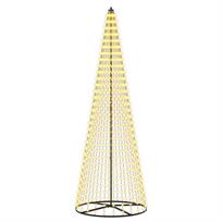 vidaXL LED Kalėdų medis EKENAS 285 cm 744 LED Šilta balta Geležis