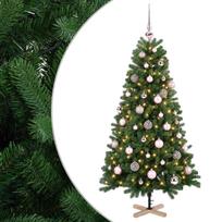 vidaXL Dirbtinė kalėdinė eglutė su rutuliuku 120 cm 150 LED