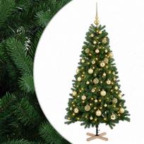 vidaXL Dirbtinė kalėdinė eglutė su rutuliuku 120 cm 150 LED