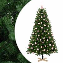 vidaXL Dirbtinė kalėdinė eglutė su rutuliuku 180 cm 300 LED