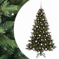 vidaXL Dirbtinė kalėdinė eglutė su rutuliuku 240 cm 300 LED