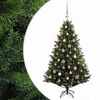 vidaXL Dirbtinė Kalėdų eglutė su burbulais 150 cm 150 LED Šilta balta