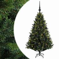 vidaXL Dirbtinė Kalėdų eglutė su burbulais 150 cm 150 LED Šilta balta