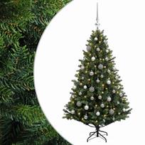 vidaXL Dirbtinė Kalėdų eglutė su burbulais 120 cm 150 LED Šilta balta