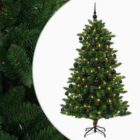 vidaXL Dirbtinė Kalėdų eglutė su burbulais 180 cm 300 LED Šilta balta