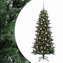 vidaXL Dirbtinė kalėdinė eglutė su rutuliuku 240 cm 300 LED