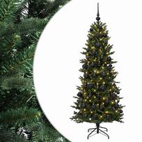 vidaXL Dirbtinė kalėdinė eglutė su rutuliuku 180 cm 300 LED