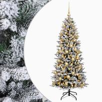 vidaXL Dirbtinė kalėdinė eglutė su rutuliuku 150 cm 150 LED