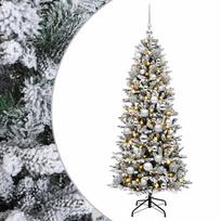 vidaXL Dirbtinė kalėdinė eglutė su rutuliuku 150 cm 150 LED
