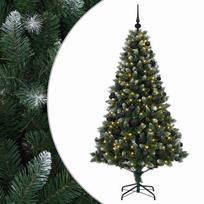 vidaXL Dirbtinė Kalėdų eglutė su burbulais 180 cm 300 LED Šilta balta