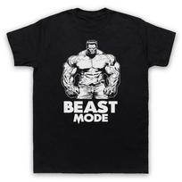 Beast Mode Bodybuilding Slogan Gym Workout Muscle Mens And Womens T-Shirt XL gray