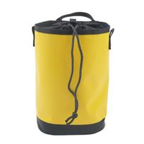Heavy Type 5L Tool Bag with Hanging Rings Durability Water Resistant Storage Bag for Construction and Hiking Gear geltona
