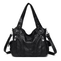 ew rend etro omen's ag andbag ashion Trend arge apacity houlder Crossbody Bag 35*12*30 black