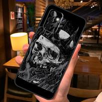 Gothic Fashion Skull Case For Samsung Galaxy A16 A06 A26 A36 A56 A52 A53 A33 A13 A34 A54 A14 A15 A35 A55 A22 A32 For Samsung A56 gray
