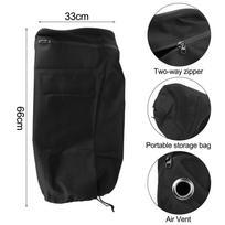 External Storage Bag Gas Cylinder Cover Propane Tank Cover Multi-Purpose Use 33*66cm black