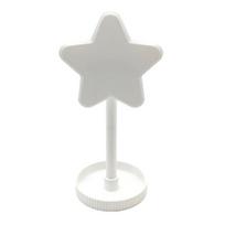 3D Printed Headphone Stand, Star Shape Headset Holder, Earphone Stand with Cable Holder, Flexible Headrest with Solid Base for All Headphones Size gray