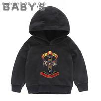 Rock Band Gun N Roses Vaikų Hoodies Madingi Šaunūs Megztiniai Animaciniai Berniukų Drabužiai Vaikų Viršutiniai Drabužiai Kūdikių Mergaičių Rudens Viršutiniai Drabužiai,KMT5196 120 red