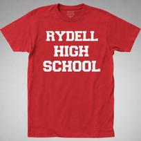 Rydell High School T SHIRT grease tee musical movie costume 50s 70s travolta M white