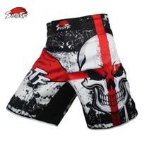 Mens MMA Shorts Boxing Muay Thai Kickboxing Combat Training Gym Running Athletic Workout Pants XXXL red