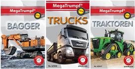 Piatnik Quarted Playing Card Set Excavators Tractors Trucks