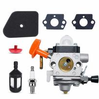 Carburetor Kit For Stihl FS130/130R HL100 KM90/100 Trimmer Brushcutter Repair Kit with Gaskets Replace 41801200608 41801200610