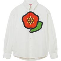 KENZO Pop Flower Printed Shirt FF55CH4309P5-01 40 red