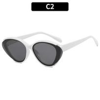 New Vintage Cat Eye Sunglasses Convex lenses Frame Retro Sunglasses UV400 Protection Eyewear Fashion Trendy Streetwear Eyewear