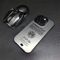 Alžyro pasas Telefono dėklas iPhone 16 14 17 Air Pro Max 15Plus 11 13 12 16e XS XR Saldainis Matinis Raidė Atsparus smūgiams Dangtelis Coque For iPhone 13 gray
