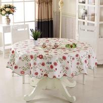 Neperšlampama ir nealyvuojanti apvali ir kvadratinė plastikinė staltiesė viešbučiams 90 x 90 cm (for tables under 60 cm) white