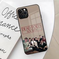 Dead Poets Society Phone Case for Iphone 16 15 14 12 11 13 Pro Max Mini X Xr Xs Se 8 Puls glass Cover iPhone12 ProMax gray