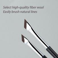 Under The Eyes Place Precise Detail Brush Ultra Thin Fine Angle Flat Eyebrow Brush The Upgrade Blade Eyeliner Brush foundation gray