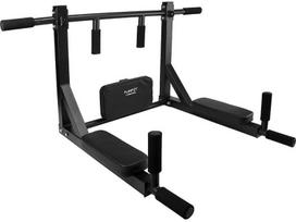 Prisitraukimų skersinis FUNFIT 2 viename, 60 cm, juodas
