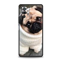 Phone Case For Xiaomi Redmi Note 14 13 12 5G 11 10 Pro Plus 4G 9S 9 14C 13C 12C 10C 9C 9A Soft TPU Cover Cute Pug Dog Redmi Note 14 Pro5G black