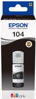 EPSON 104 EcoTank Ink Bottle, Black (C13T00P140)