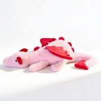 50/70CM Animacinis Karštas Skraidantis Drakonas Pliušinis Žaislas Su Sparnais Žalias Rožinis Ilga Uodega Pliušinis Žaislas Pagalvė Dovana 50cm
