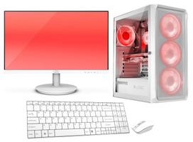 Kompiuteris VIST Gaming Core i5 12400F RAM 32GB RTX 5060 SSD 1TB M.2 WIFI 24" W11