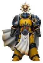 Žaislinė figūrėlė Hasbro Warhammer Imperial Fists Librarian Consul, 12 cm, geltona sp./pilka sp.