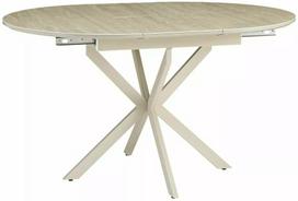 Valgomojo stalas išskleidžiamas Gaston, travertine sp., 100 - 135 cm x 100 cm x 76 cm