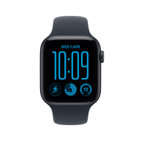Apple Watch SE 3 GPS+LTE išmanusis laikrodis 44, Navy, Sport Band | M/L Navy (Navy Blue)