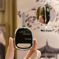 Premium Key Case for Mitsubishi Outlander, Pajero Sport, Lancer EX, Eclipse Cross black
